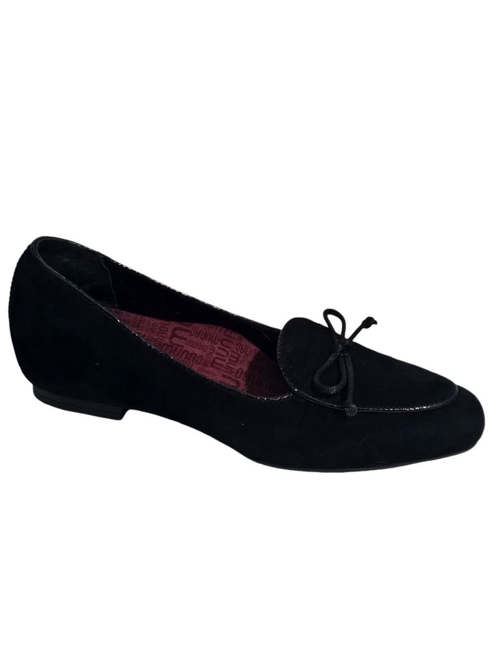 MUNRO Rossa Black Leather Slip On Flats Women's Size 7.5 N - Picture 2 of 6